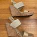 Jessica Simpson Shoes | Jessica Simpson Tan Coke Wedges | Color: Tan | Size: 8.5