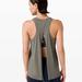 Lululemon Athletica Tops | Lululemon All Tied Up Tank In Sage Gray/Green Size 6 | Color: Gray/Green/Tan | Size: 6