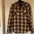 American Eagle Outfitters Shirts | Men’s American Eagle Outfitters Plaid Shirt | Color: Brown | Size: Xl