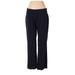 Lands' End Casual Pants - High Rise: Blue Bottoms - Women's Size Medium