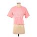 Adidas Active T-Shirt: Pink Activewear - Women's Size Small