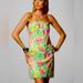 Lilly Pulitzer Dresses | Lilly Pulitzer Keetan Classic Silk Blend Dress | Color: Green/Pink | Size: 6