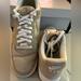 Nike Shoes | Nike Air- Air Force 1 ‘07, Khaki/Khaki-White Canvas/ Suede, Us M10.0 | Color: Tan | Size: 10