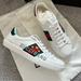 Gucci Shoes | Men’s Gucci Ace Band Sneakers Shoes Nwt | Color: White | Size: 7.5