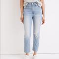 Madewell Jeans | Madewell The Tall Perfect Vintage Jean In Coney Wash: Size 26t $138 Ne024 | Color: Red | Size: 26