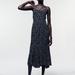 Zara Dresses | New Zara Floral Print Dress | Color: Black | Size: M