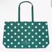 Kate Spade Bags | Hp Nwot Kate Spade Green And White Polka Dot Tote | Color: Green/White | Size: Os