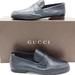 Gucci Shoes | Nib Gucci Mens Navy Blue Unlined Leather Slip-On Loafers Shoes | Color: Blue | Size: 7