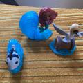 Disney Toys | Mcdonald's Ariel, Flounder, Scuttle The Little Mermaid Figurines 2023 New Movie | Color: Blue/Red | Size: Os