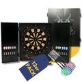 Best Sporting Dartscheibe elektronisch Glasgow I elektronische Dartscheibe mit LED-Anzeigen I E-Dartscheibe mit 12 Dartpfeilen & Ersatzspitzen I Dartboard Kabinett I Dart für 8 Spieler