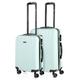 ITACA - Gepäck-Sets, Reisekoffer, Reisekoffer Set, Kofferset, Hartschalenkoffer, Trolley-Set, Luggage - Große Auswahl an Koffer & Trolleys für Jede Reise! 71115, Minzgrün