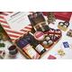Luxury Christmas Letterbox Gift | Letter Box Hamper | British Christmas Hamper including Port, Nuts, Champagne ChocolateTruffles, Chocolate, Jam