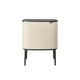 Brabantia - Bo Touch Bin 3x11L - Large Recycling Bin for Kitchen - Soft-Touch Opening - 3 Compartment Bin with Removable Inner Buckets - Non-Slip - Bin Liners Included - Soft Beige - 54 x 31 x 68 cm