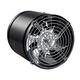 FUBESK Duct Fan 150 mm Extractor Fan, Smoke Extractor Duct Fan 600m³/h Inline Pipe Fan Pipe Fan Quiet for Home, Kitchen, Toilet, Attics, Greenhouse -Black