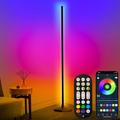 DeeprBling RGB Floor Lamp, 165cm LED Floor Corner Lamp, 16 Million Colour Changing Floor Lamp with Music Sync, Remote & App Control, DIY Mode & Timing, Corner Mood Light for Living Room