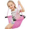 Hi-Na Kids Tree Swing Seat for Kids Rope Swing Seat, Indoor Swing for Kids Outdoor, Backyard Swing Tree Swing Seat Door Swing (Pink)