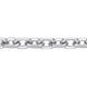 Jewelco London Mens Platinum Plated Sterling Silver Chunky Cable Square Belcher Chain Bracelet