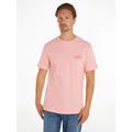 T-Shirt TOMMY JEANS "TJM REG SIGNATURE TEE EXT" Gr. XXXL, pink (ballet pink) Herren Shirts T-Shirts