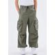 Cargohose NAME IT "NKMBEN R PARACHUTE TWI PANT 1900-TF NOOS" Gr. 146, N-Gr, grün (dusty olive) Jungen Hosen Cargohosen