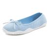 Sneaker Ballerinas LASCANA, Damen, Gr. 44, blau (hellblau), Obermaterial: 100% Textilmaterial. Decksohle: 100% Textilmaterial. Laufsohle: 100% Synthetik, unifarben, sportlich, Schuhe, Slipper, Halbschuh, ultraleicht zum Reinschlüpfen VEGAN