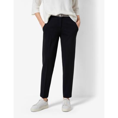 Caprihose BRAX "Style MARON S", Damen, Gr. 42K (21), Kurzgrößen, schwarz, 63% Viskose, 33% Polyamid, 4% Elasthan, Hosen Image