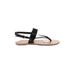 Forever 21 Sandals: Black Print Shoes - Women's Size 9 - Open Toe