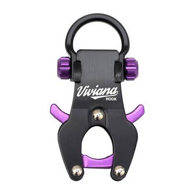 Viviana Hook Dual-Hook Carabiner with Removable Harness Ring (Purple) VHP