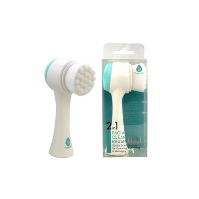 Plus Size Women's Dual Sided Facial Cleansing Brush by Pursonic in Aqua