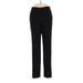 Ann Taylor Dress Pants - Mid/Reg Rise Straight Leg Trouser: Black Bottoms - Women's Size 6