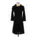 The Limited Casual Dress - Sweater Dress: Black Dresses - Women's Size Small