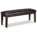 Signature Design by Ashley Ashley 2 Seat Leather Bench | 16 H x 50 W x 20 D in | Wayfair D596-00