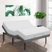 Monland Smart Adjustable Bed Frame w/ Massagequeen Wireless Remote Easy Assembly Mattress Included | 29 H x 59 W x 79 D in | Wayfair