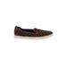 Vince Camuto Sneakers: Slip On Platform Bohemian Brown Shoes - Women's Size 6 1/2 - Almond Toe