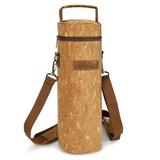Tirrinia Single Wine Cooler Bag - Insulated Padded Portable Wine Gift Tote Carrier, Great Gift for Wine Lover, in Brown | Wayfair 1TRWB101CORK