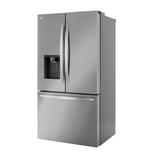 LG 26 Cu. Ft. Smart Counter-Depth MAX Refrigerator w/ Dual Ice Makers in Black/Gray/White | 70.25 H x 35.75 W x 31.63 D in | Wayfair LRFXC2606S