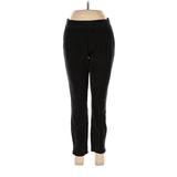 Lands' End Sweatpants - Mid/Reg Rise: Black Activewear - Women's Size Medium