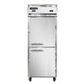 Continental 1RFENHD 28 1/2" 1 Section Commercial Refrigerator Freezer - Solid Doors, Top Compressor, 115v, Silver