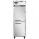 Continental 1RNSSHD 26" 1 Section Reach In Refrigerator, (2) Right Hinge Solid Doors, Top Compressor, 115v, Top-mounted Compressor, Silver