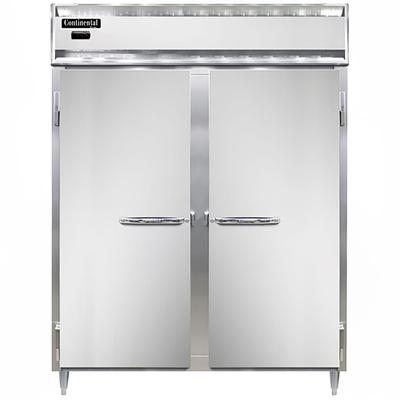 Continental DL2WE-SS Designer Line Full Height Insulated Mobile Heated Cabinet w/ (38) Pan Capacity, 208-230v/1ph, Stainless Steel