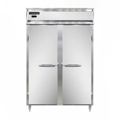 Continental DL2W-SS Designer Line Full Height Insulated Mobile Heated Cabinet w/ (38) Pan Capacity, 208-230v/1ph, Stainless Steel