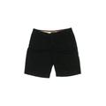 Polo Jeans Co. by Ralph Lauren Khaki Shorts - High Rise: Black Mid-Length Bottoms - Women's Size 10 - Dark Wash