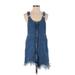 Zara Casual Dress: Blue Dresses - Women's Size X-Small