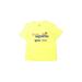 USA Tease Sportswear Active T-Shirt: Yellow Graphic Sporting & Activewear - Kids Girl's Size X-Small