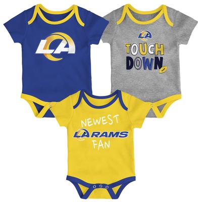 Los Angeles Rams Touchdown 3-teiliger Creeper – Kleinkind Image