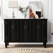 47-In Modern/Contemporary Storage Sideboard Cabinet with Adjustable Shelves（2 Colors）