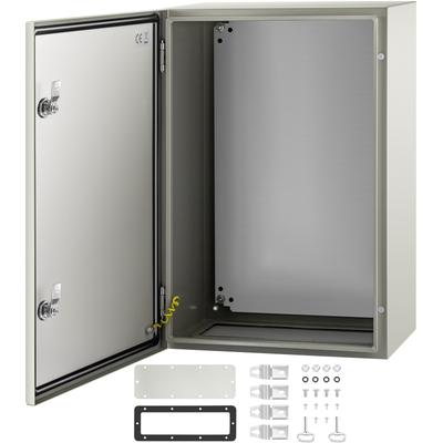 VEVOR NEMA IP66 Waterproof & Dustproof Steel Enclosure Electrical Box with Mounting Plate for Outdoor/Indoor