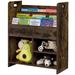 VECELO Kids Bookshelf, Wooden Toy Storage Cabinet Organizer or Kids Room, Bedroom, Nursery, Kindergarten, Bookcase with Shelves