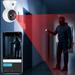 QTOCIO Home Decor Wireless WiFi One Click Call Full Color Night Vision Humanoid Detection Home Observation Remote Camera