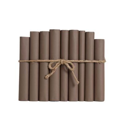 Books Brown Decorative Accessories: Pecan Wrapped Colorpak