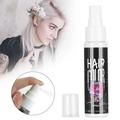 Temporary Hair Dye Disposable White Hair Dye Spray Hair Colour Spray kids hair dye Unisex DIY Hair Color Spray Dye Mist Disposable Nourishing Temporary Modeling Salon 30ml [white]